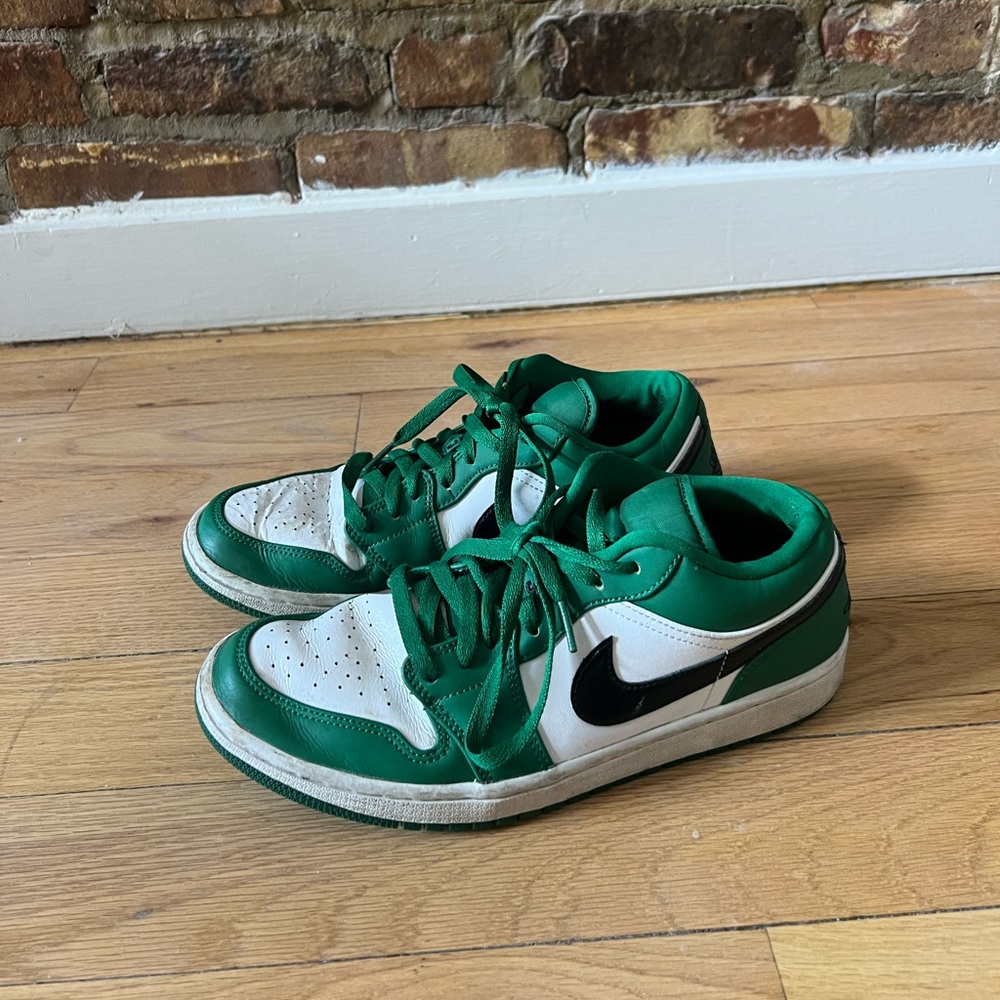 Authentic Pine Green Nike Jordan Lows